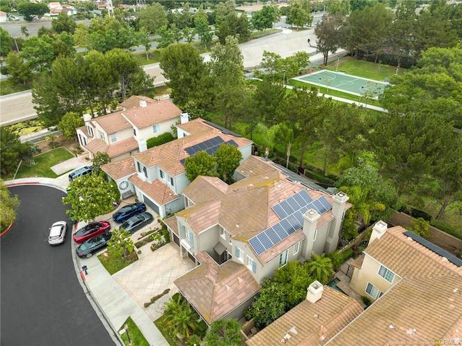 Irvine Homes with Solar Panels