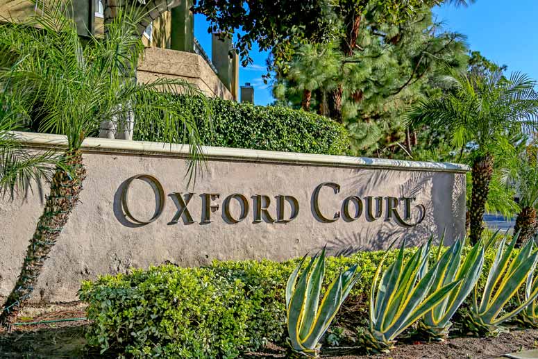Oxford Court Community Homes For Sale in Irvine, California