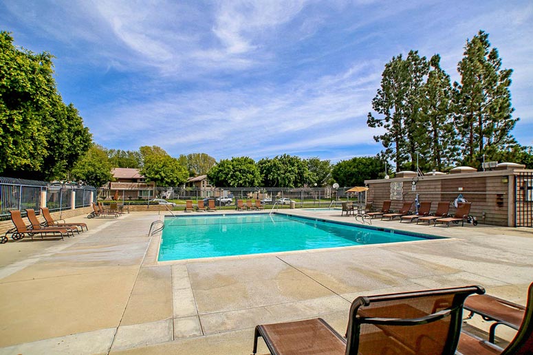 Walnut Square Community Pool in Irvine, California